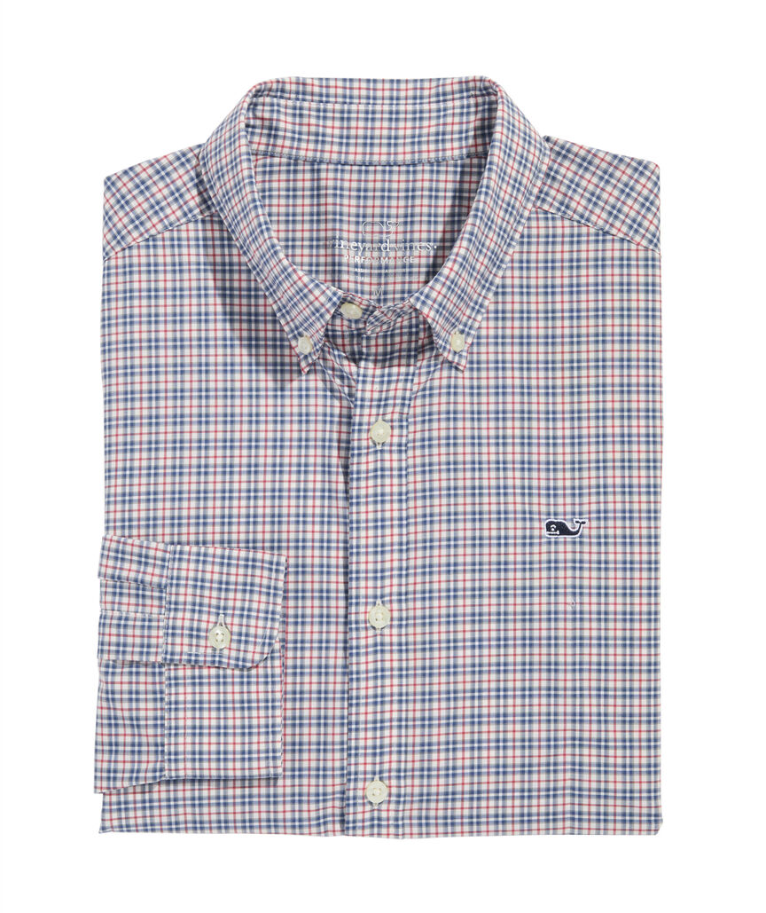 OUTLET Performance Nylon Check Shirt