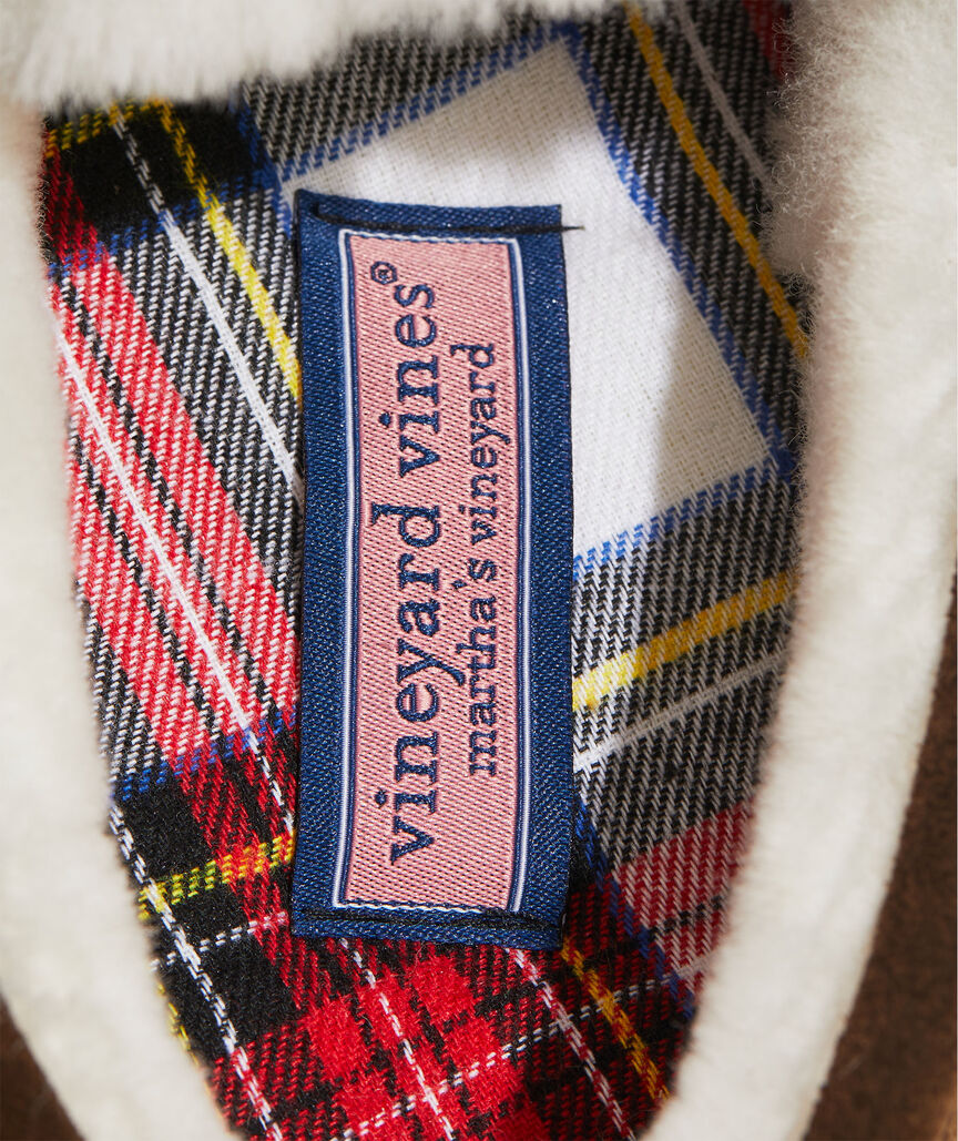 Shop Peaks Plaid Loafer Slippers at vineyard vines