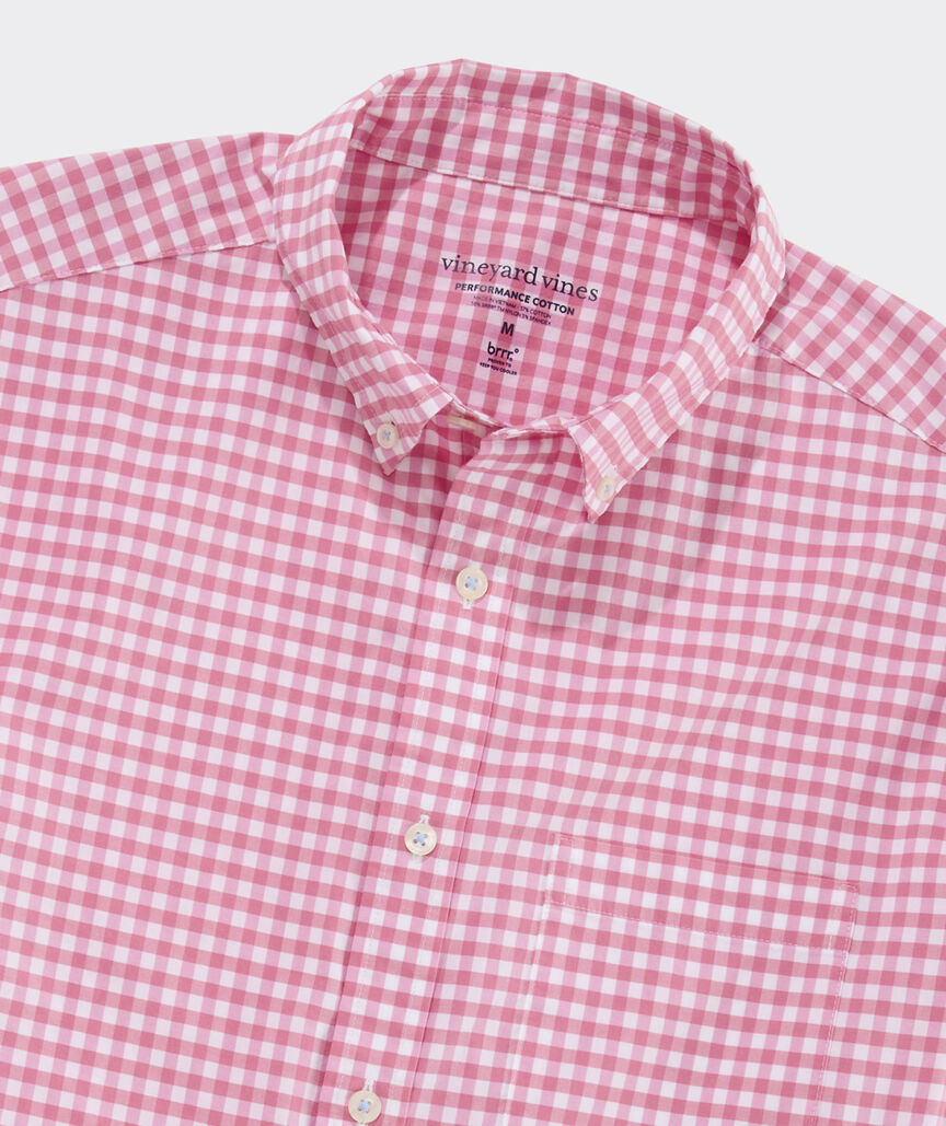 Performance Cotton Skysail Gingham Shirt