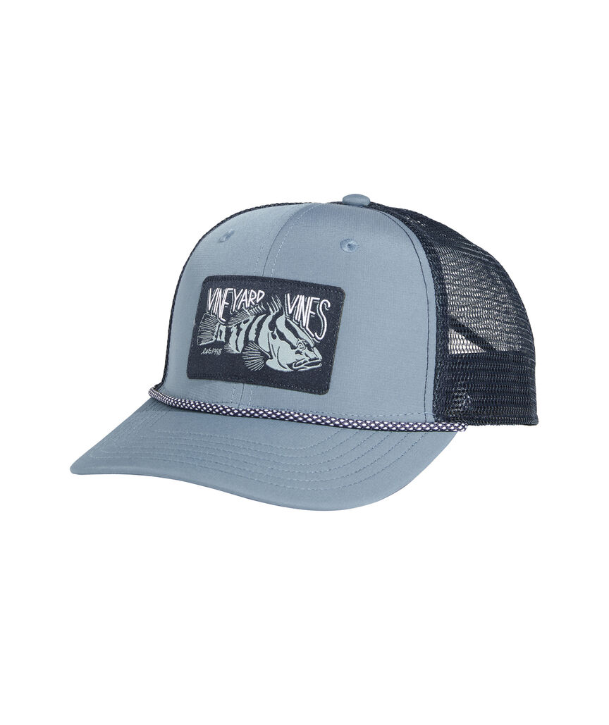 OUTLET Fish Patch Trucker Hat