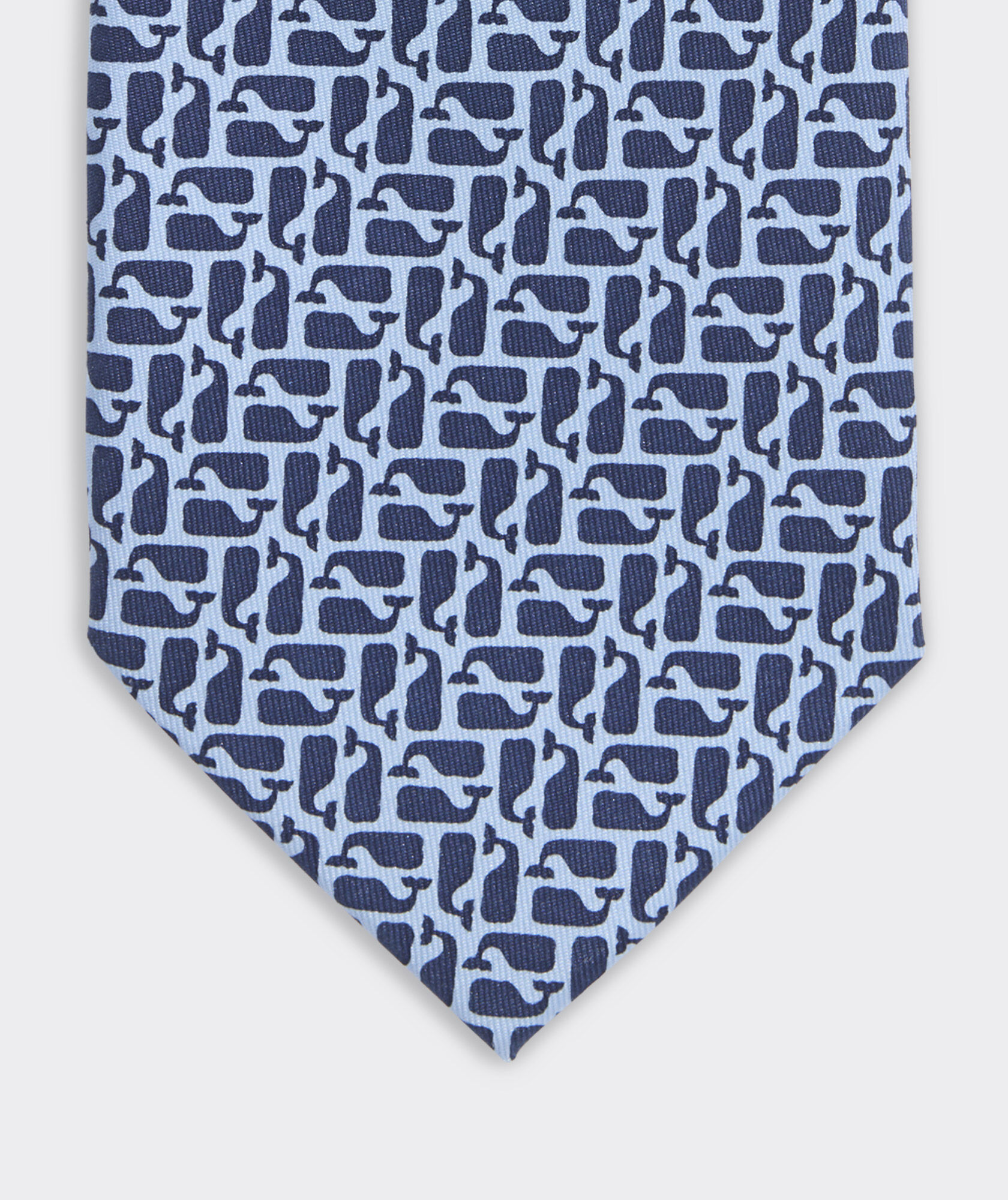 Puzzle Whale Silk Tie