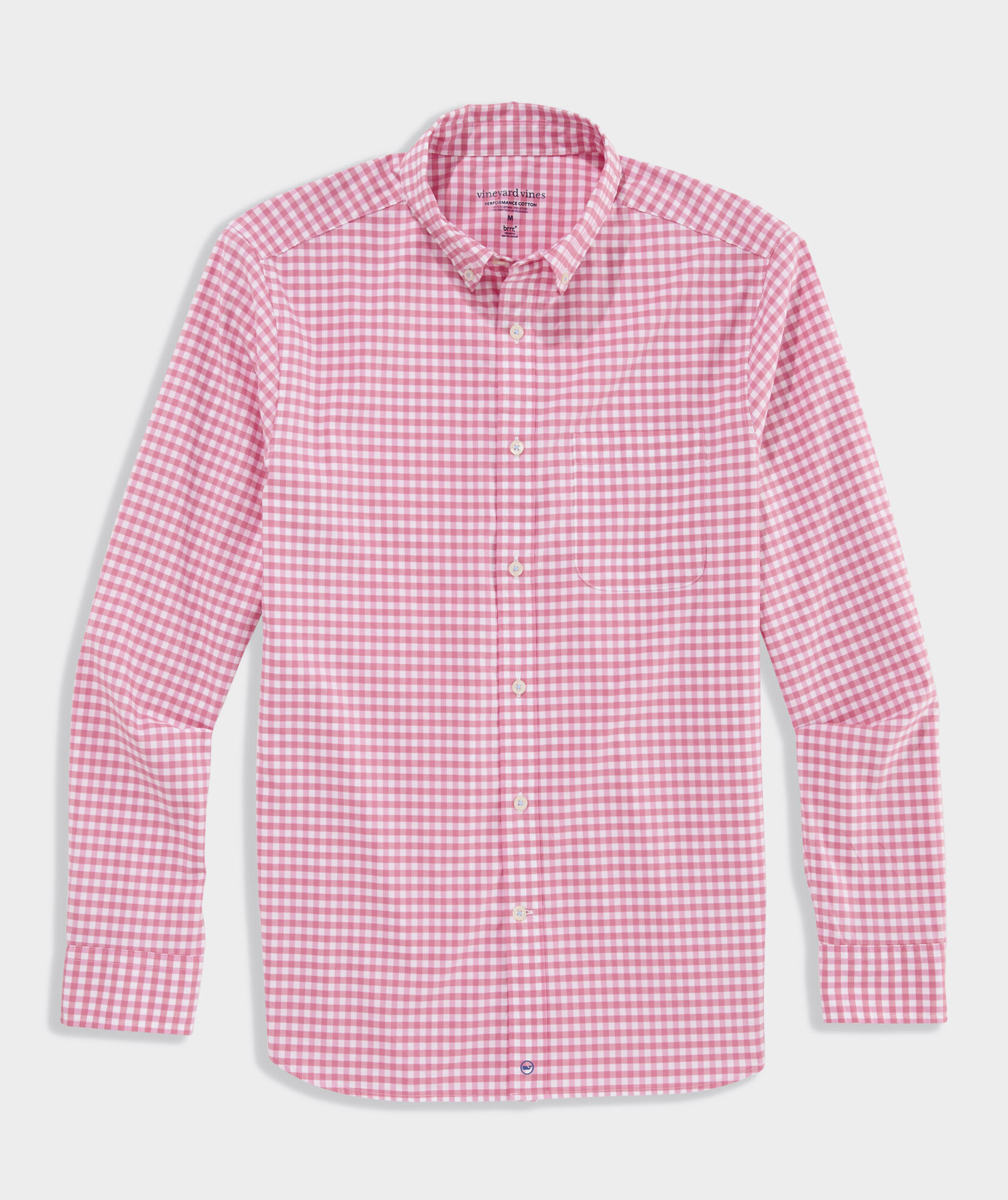 Shop Performance Cotton Skysail Gingham Shirt at vineyard vines