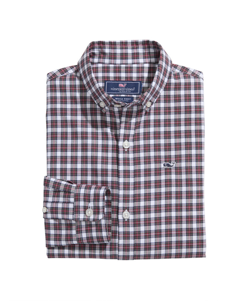 OUTLET Boys' Poplin Tartan Shirt