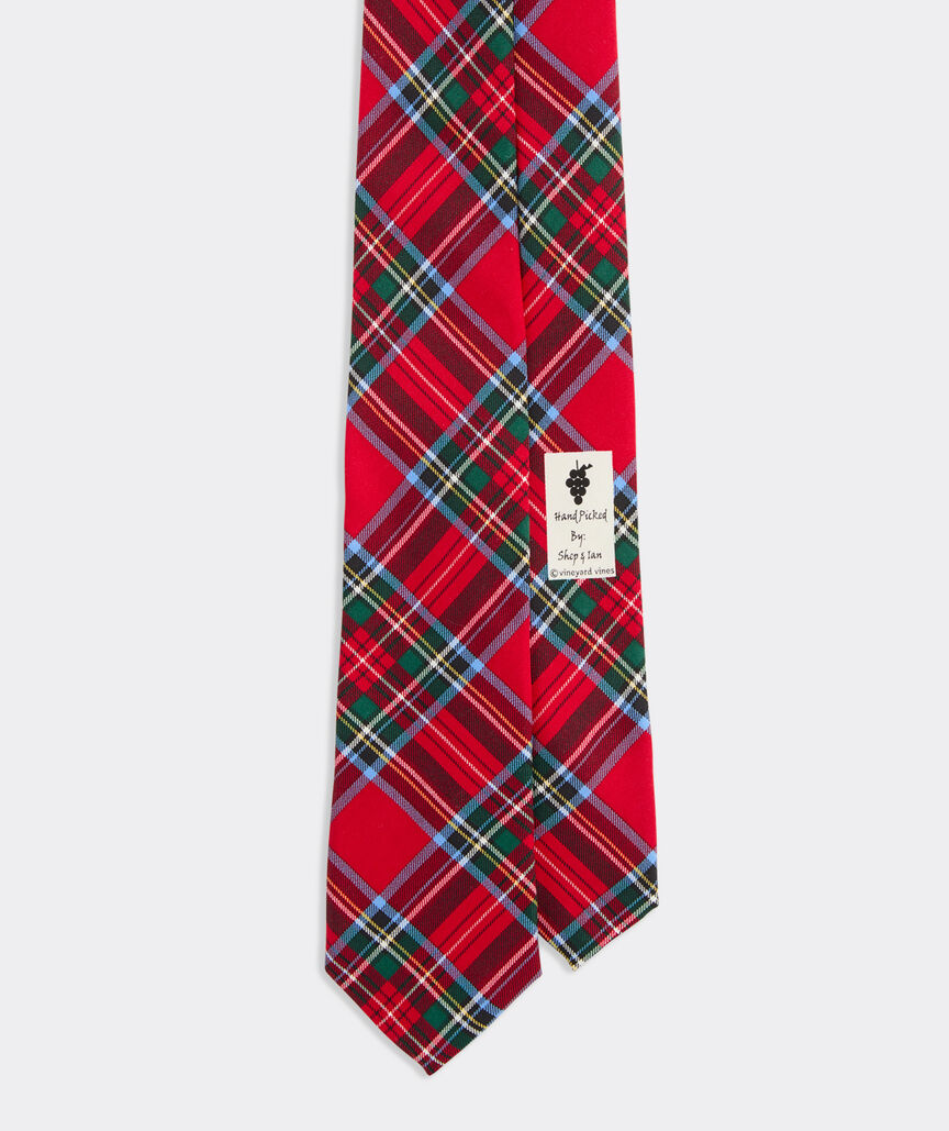 Boys' Noel Tartan Silk Tie