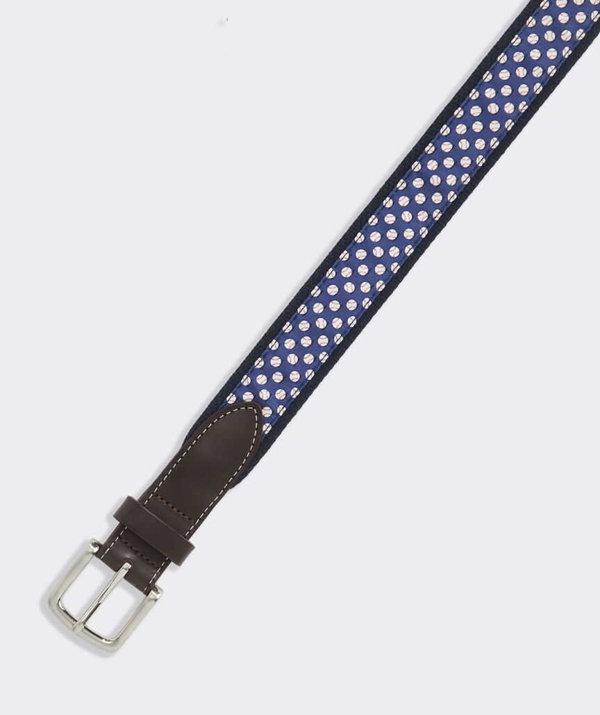 Micro Baseball Canvas Club Belt