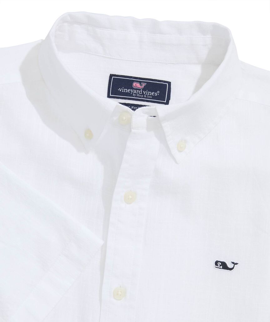 OUTLET Short-Sleeve Solid Shirt
