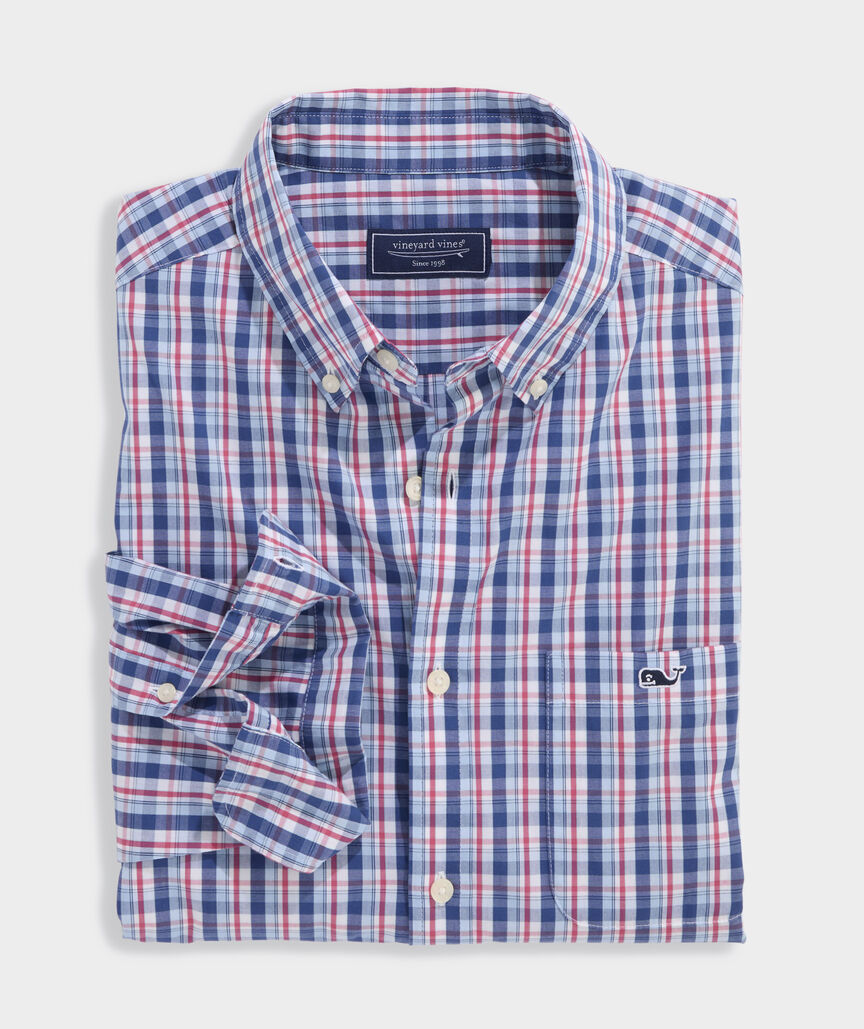 Sandie Plaid Perfect Wash Poplin Shirt