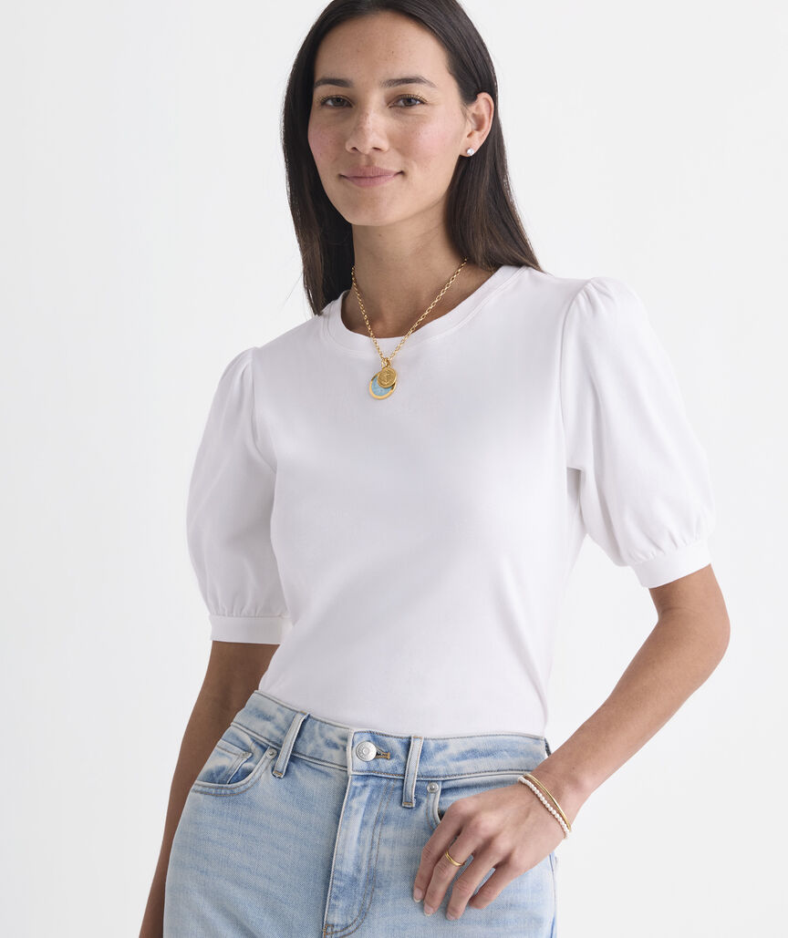 Deluxe Puff Short Sleeve Top