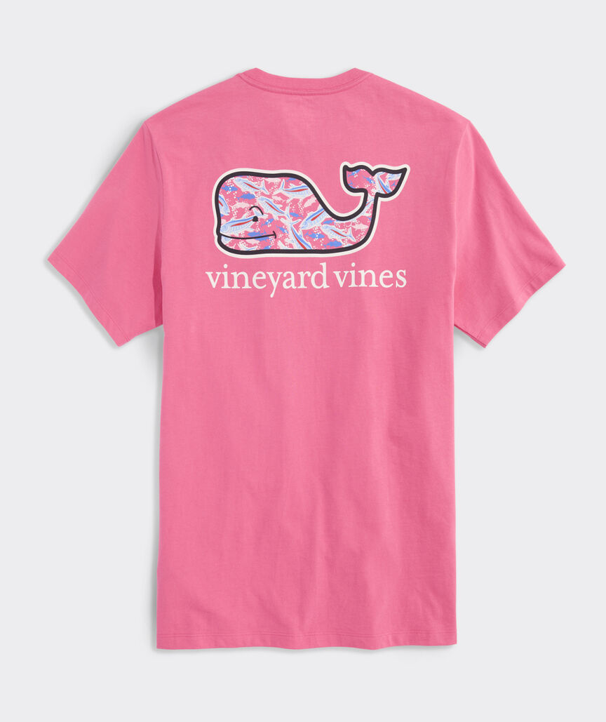 Bone Fishing Whale Short-Sleeve Pocket Tee