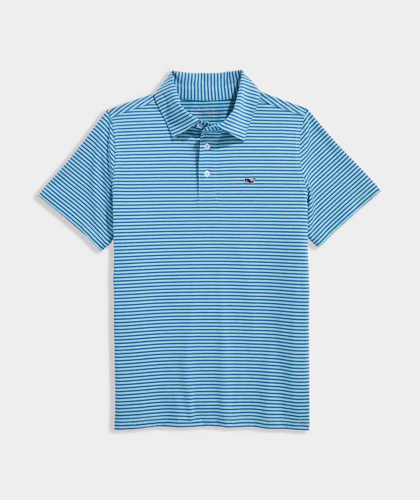 Boys' Performance Bradley Stripe Sankaty Polo