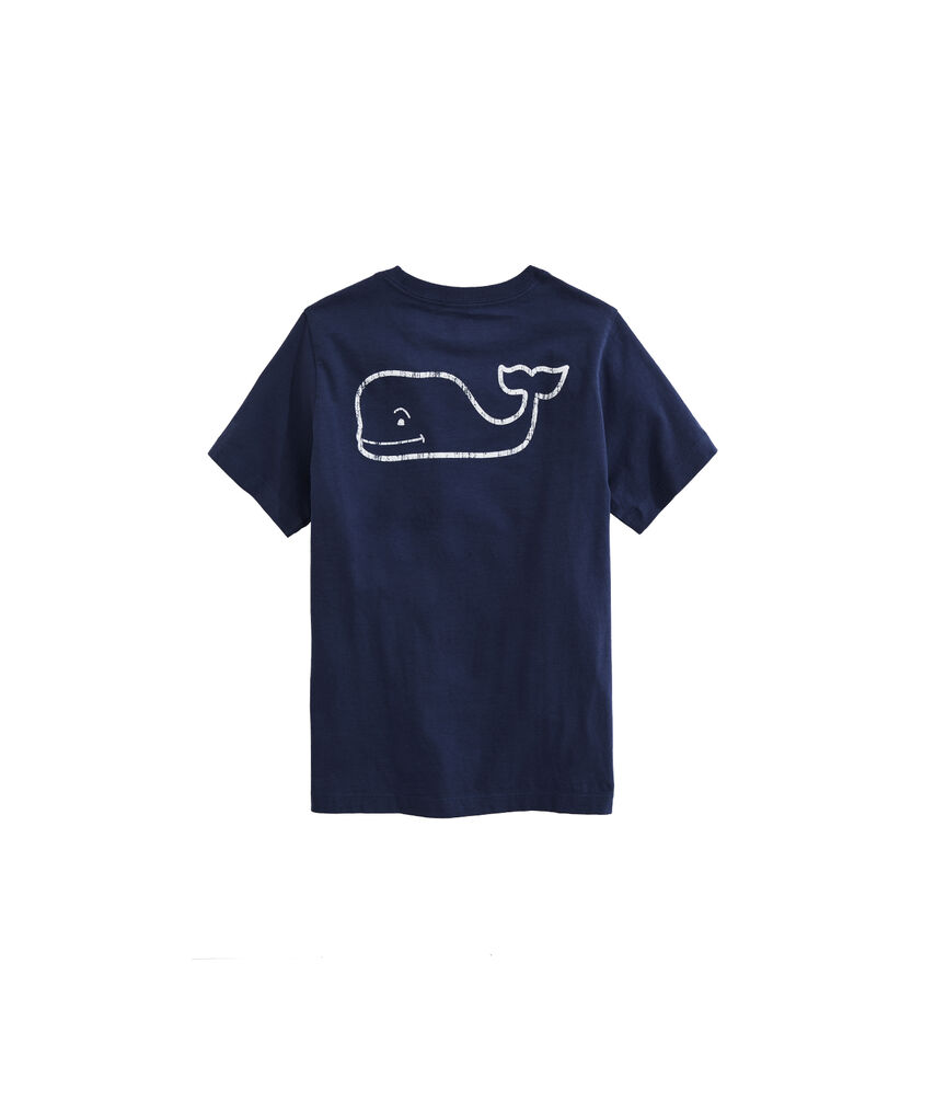 OUTLET Kids' Vintage Whale Short-Sleeve Pocket Tee
