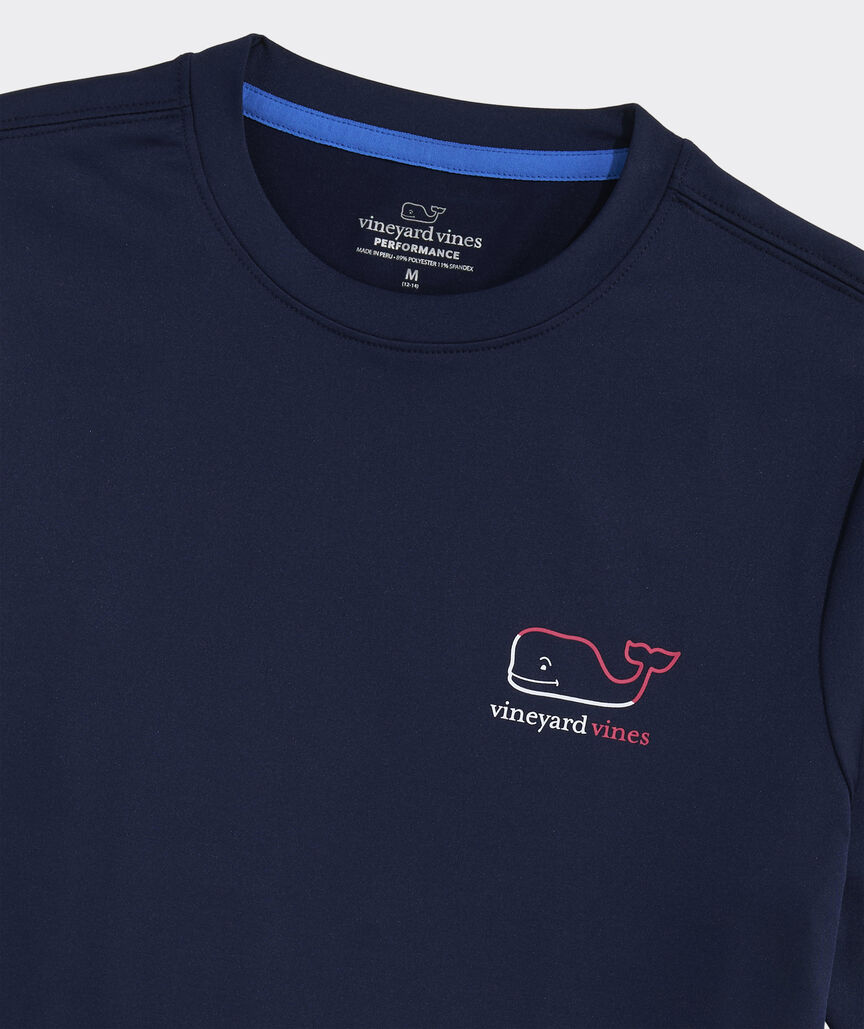 Boys' Burgee Whale Short-Sleeve Harbor Sun Tee