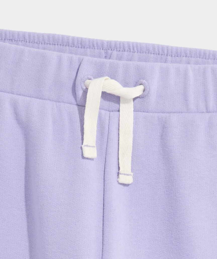 Girls' French Terry Wide Leg Sweatpant