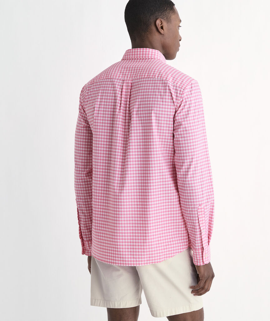 Performance Cotton Skysail Gingham Shirt