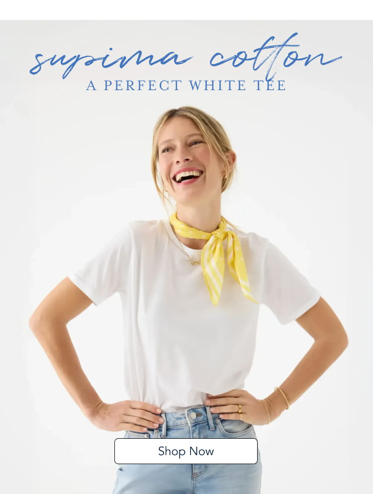 Supima® Cotton Crewneck Tee