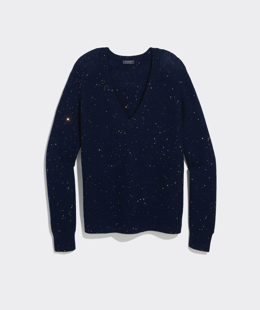 Shine V-Neck Sweater