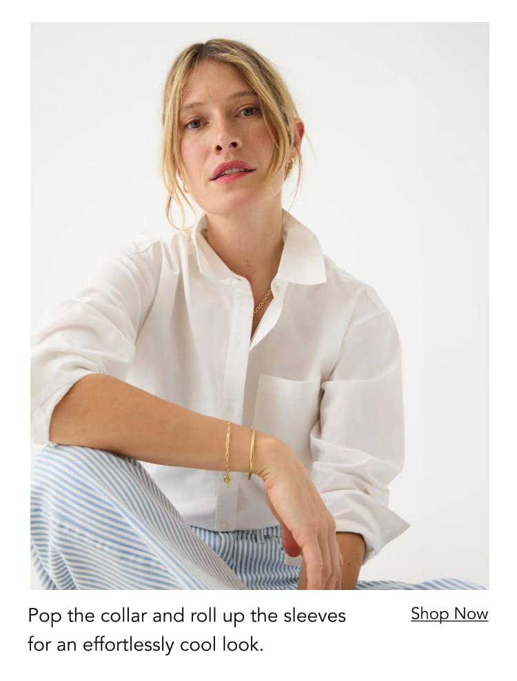 Birdie Poplin Button-Down