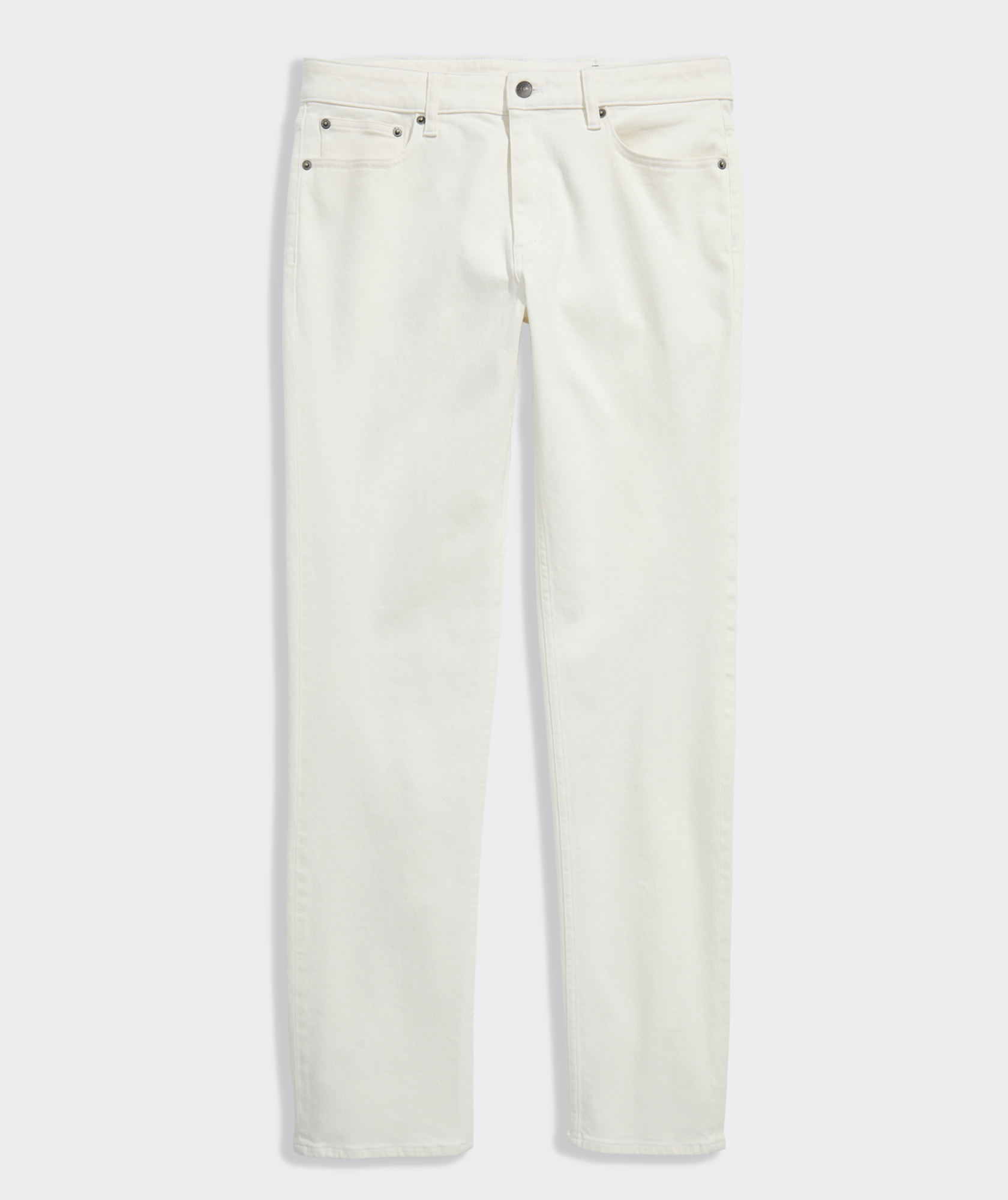 Slim Straight Ecru Jeans