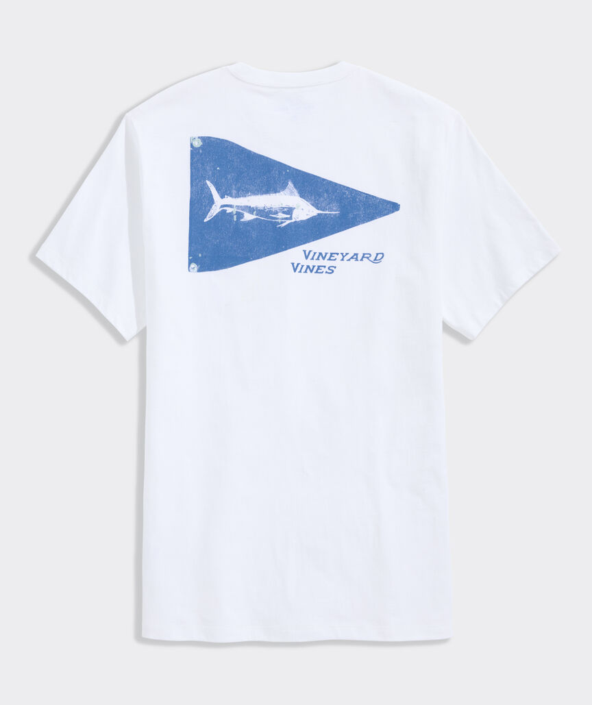 Marlin Release Flag Short-Sleeve Pocket Tee
