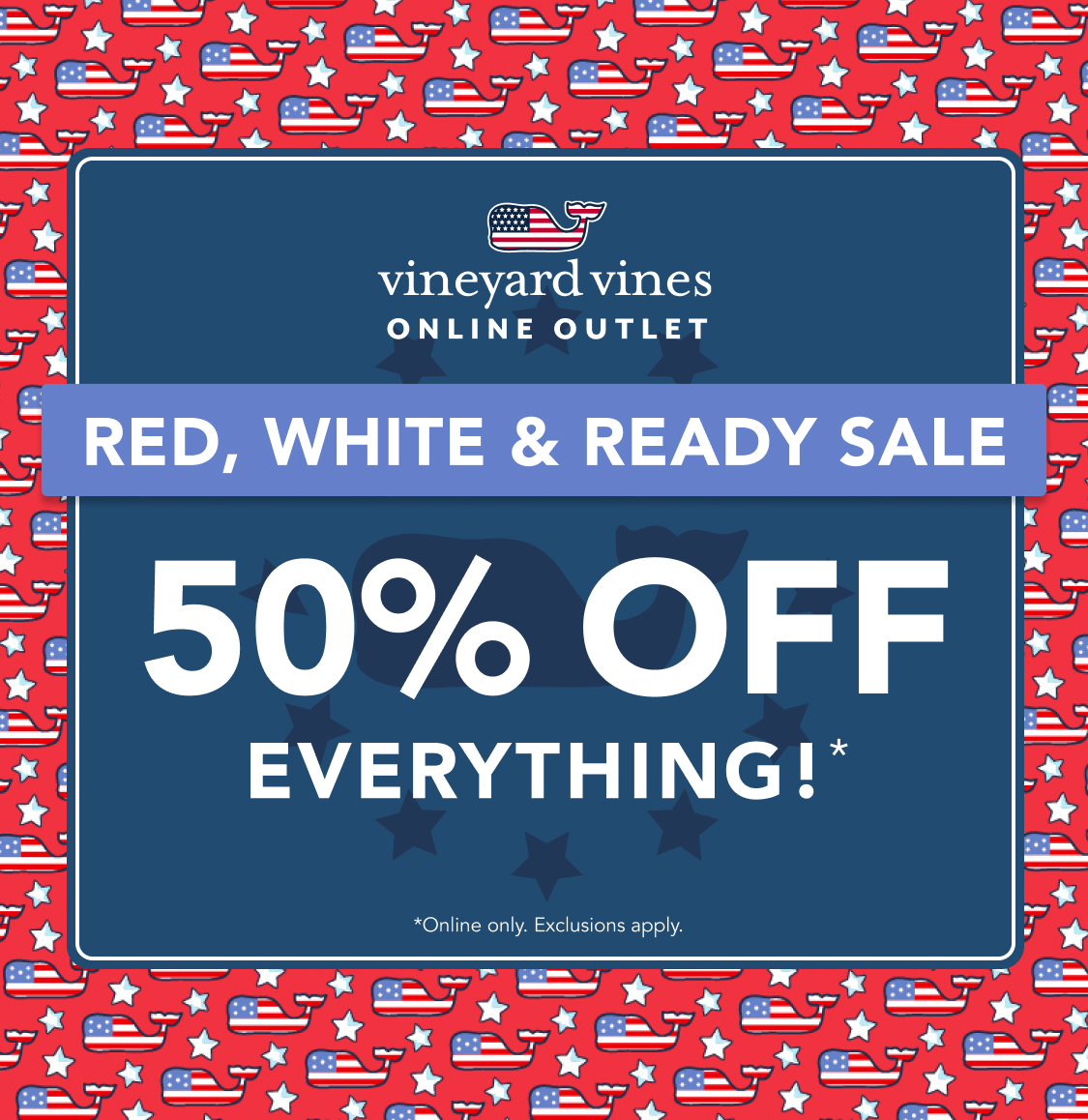 50% off everything*