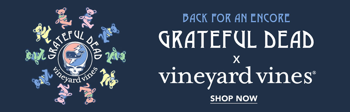 vineyard vines x grateful dead collaboration