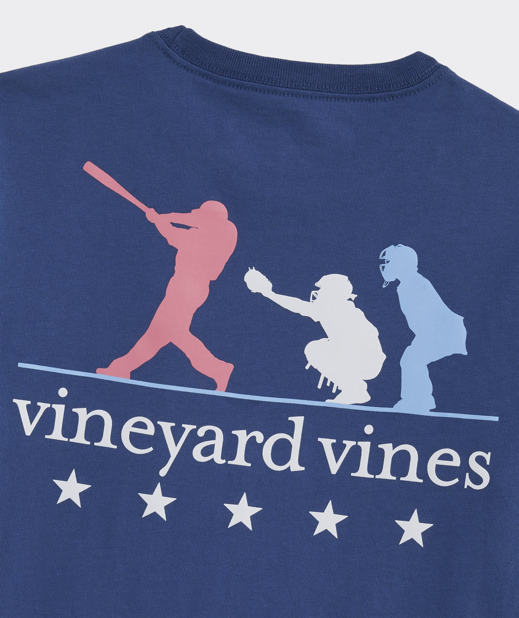 T-shirt Vineyard Vines Per Bambina, Bianca A Righe Con Cordoncino E Ancora, Manica Corta