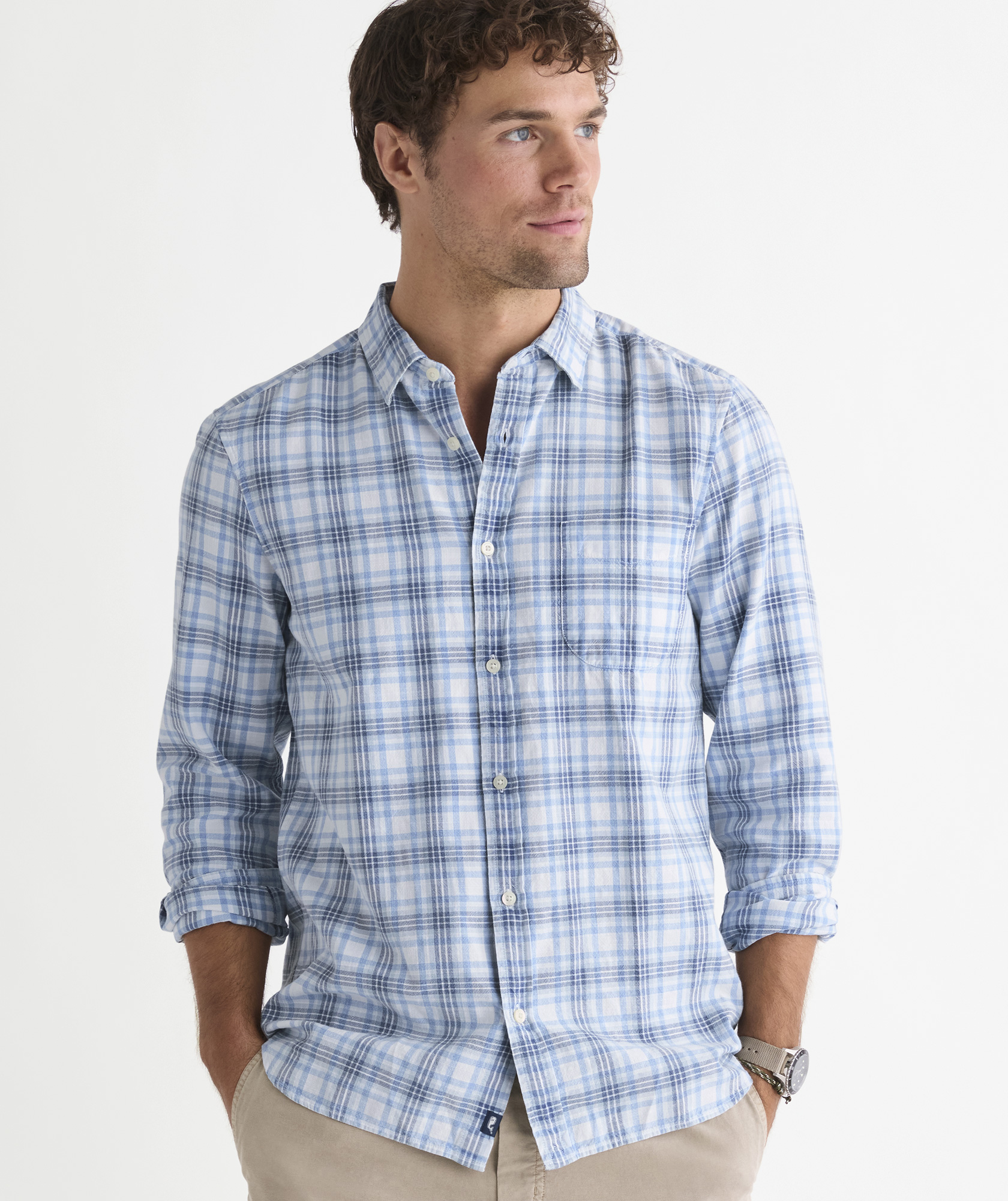 vineyard vines dress shirt Mens Classic Fit Poplin Button-Down Button Down Shirt, Tide Blue, X-Small US : Clothing, Shoes & Jewelry this versatile shirt offers moisture Men's Button-Down Shirts | vineyard