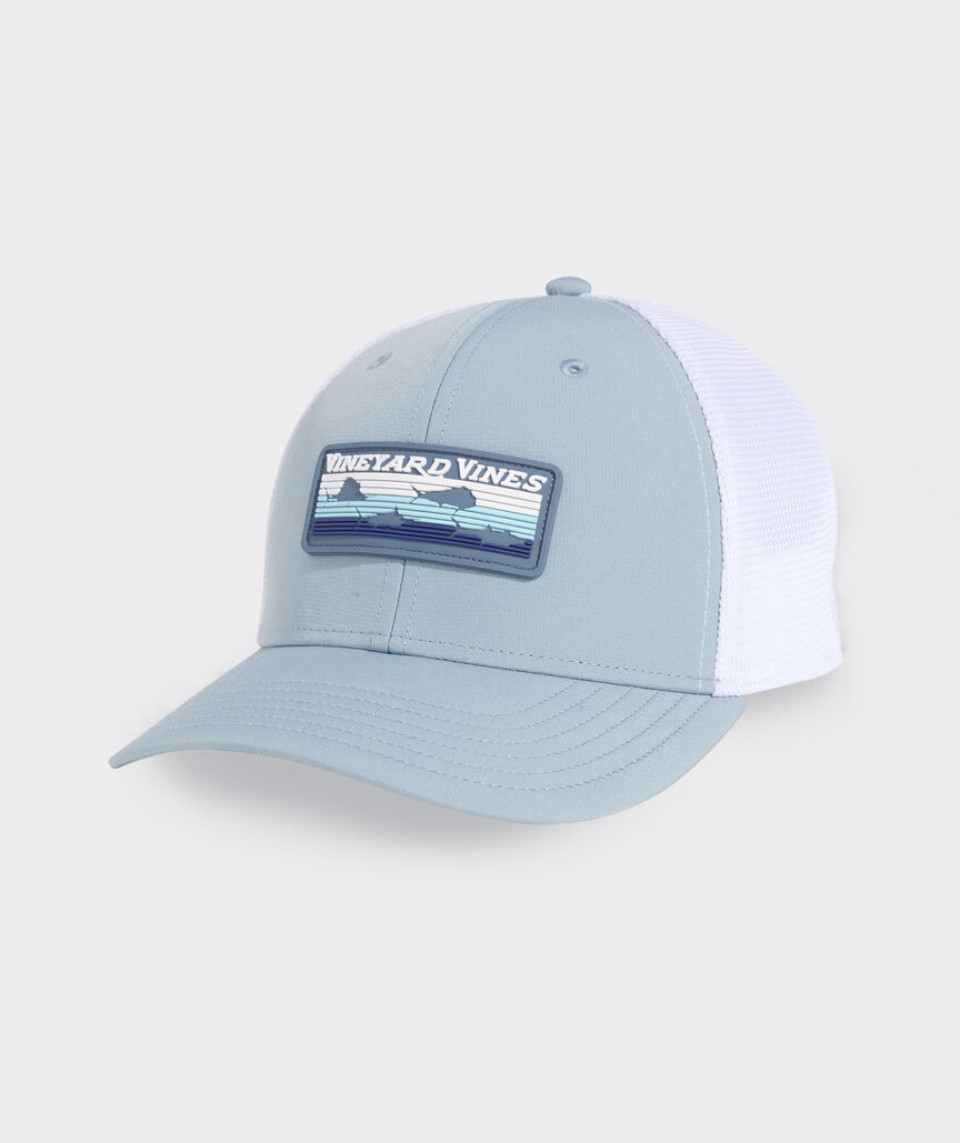 Retro Fish Rubber Patch Trucker Hat