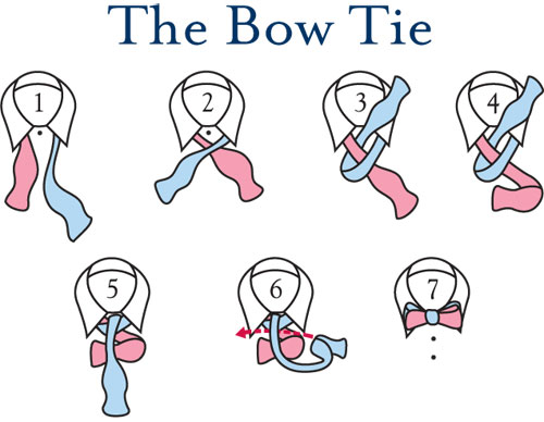 Types of Tie Knots: How To Tie a Bow Tie, Windsor and Half Windsor Knot and  Four in Hand