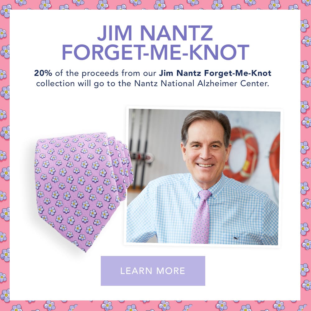 Jim nantz forget get me knot tie 20 off proceeds go to the nantz