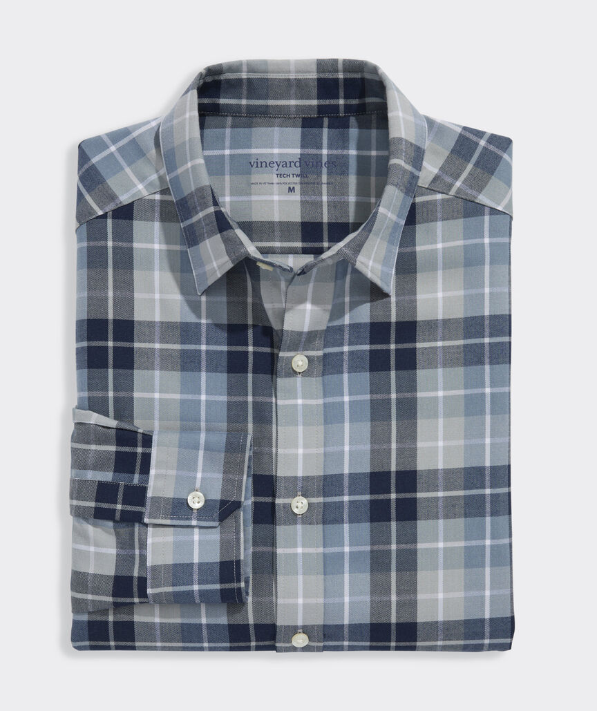 Performance Brushed Tech Twill Brant Point Plaid Shirt