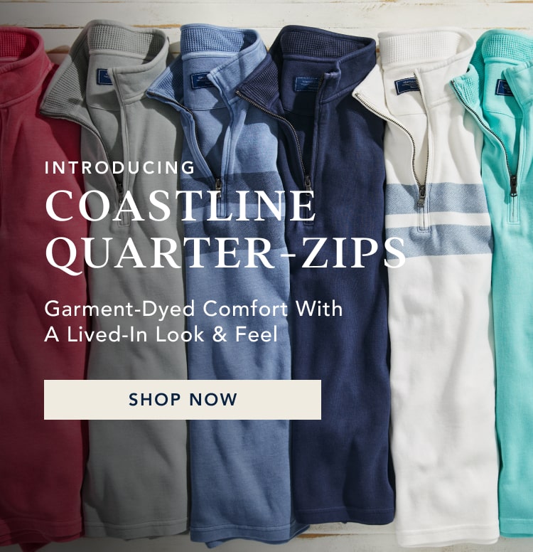 mens coastline quarter zip