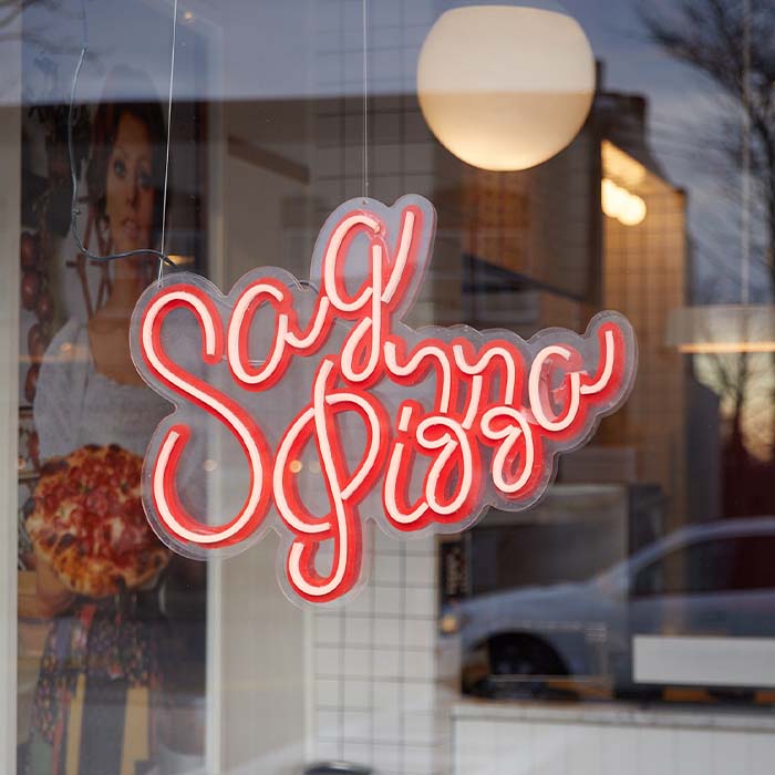 Sag Harbor Pizza neon light sign