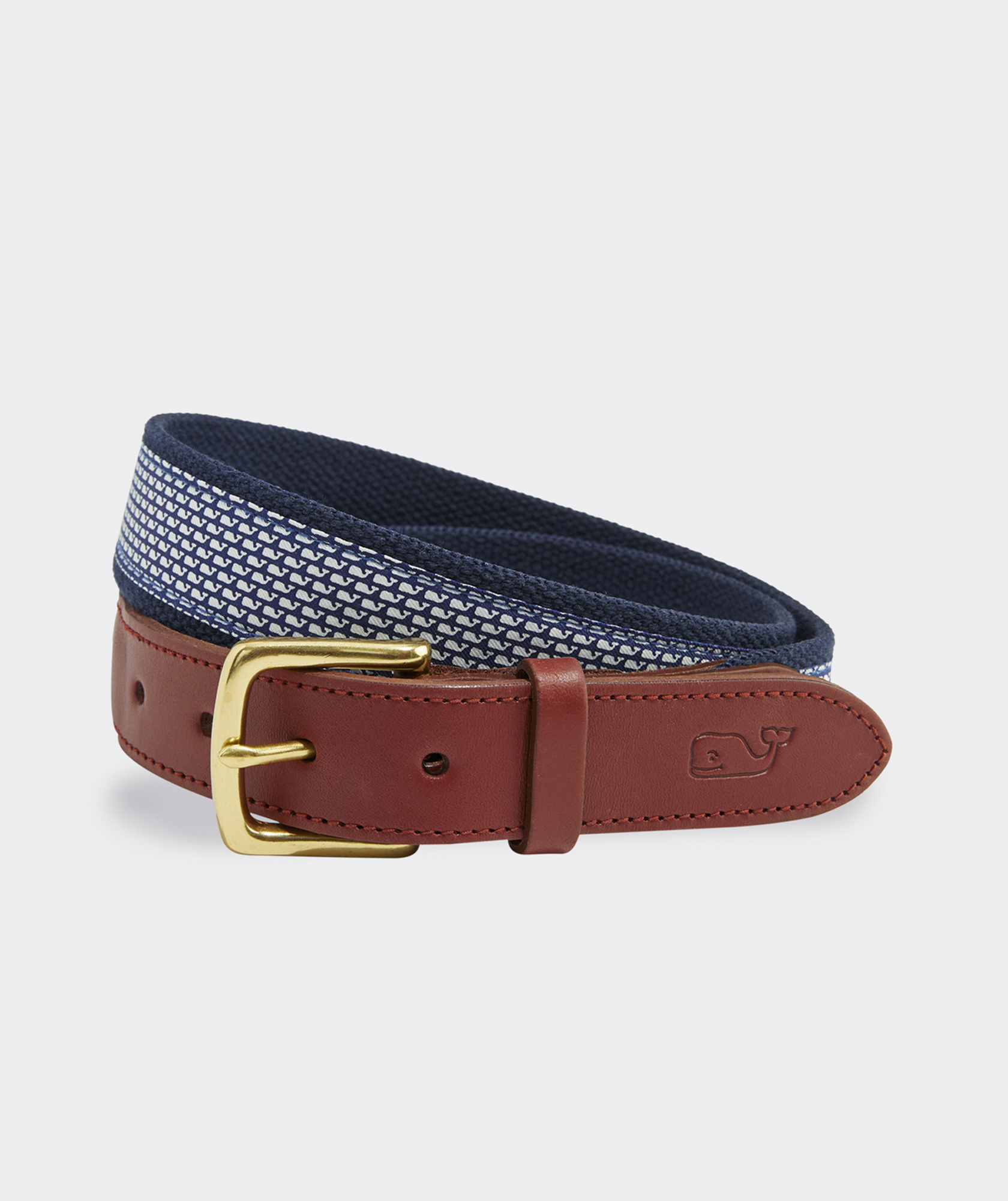 Leather and Canvas Belts for Men at vineyard vines display picture 1