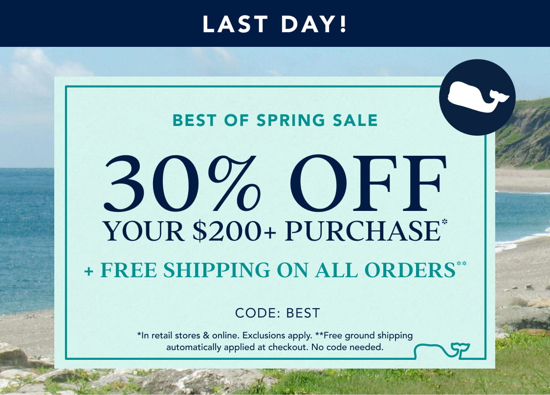 30% off $200 purchase