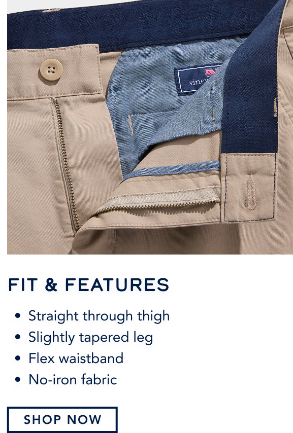 chilmark chinos features