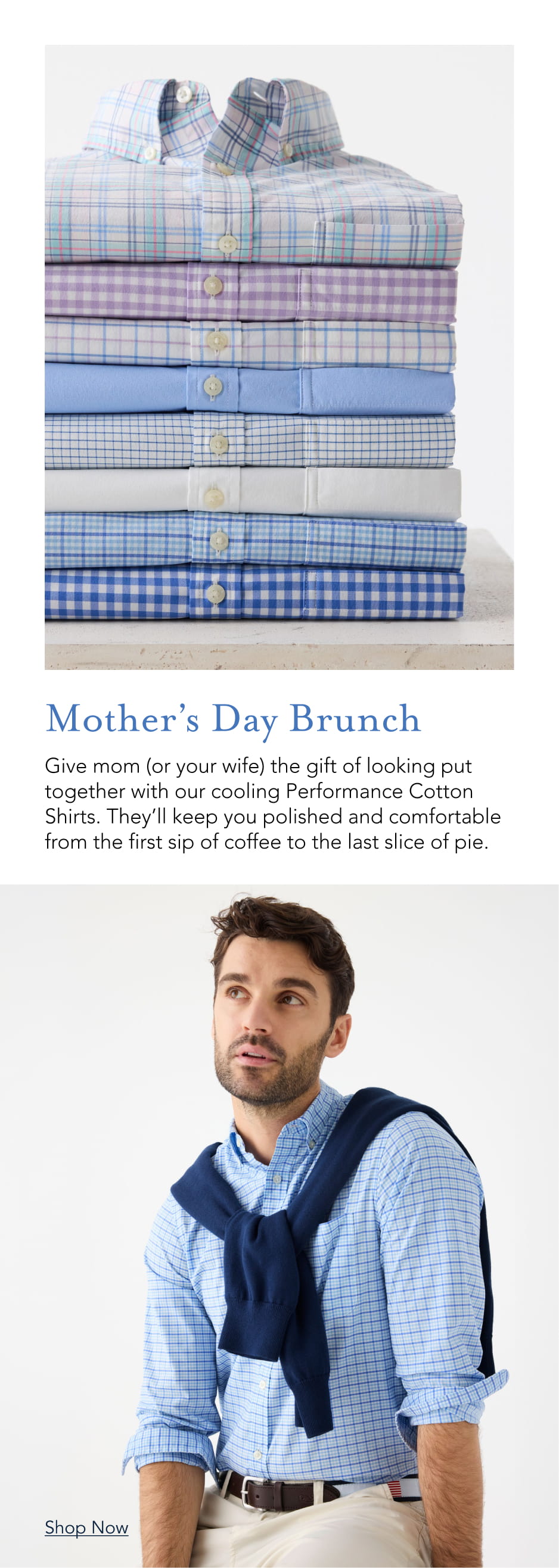 performance cotton button down shirts