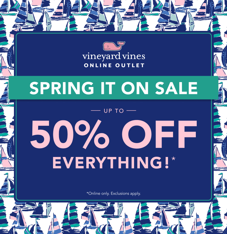 up to 50% off everything*