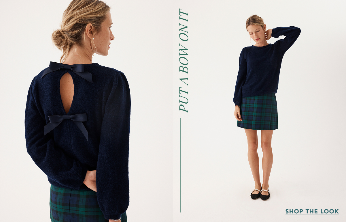 Bow Back Sweater