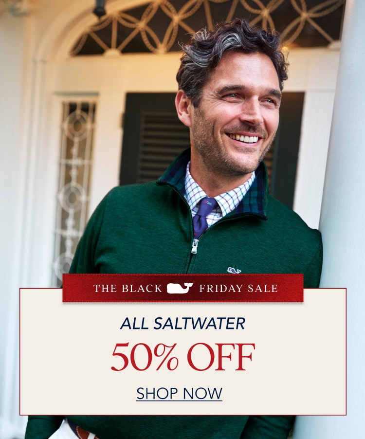 mens saltwater quarterzip
