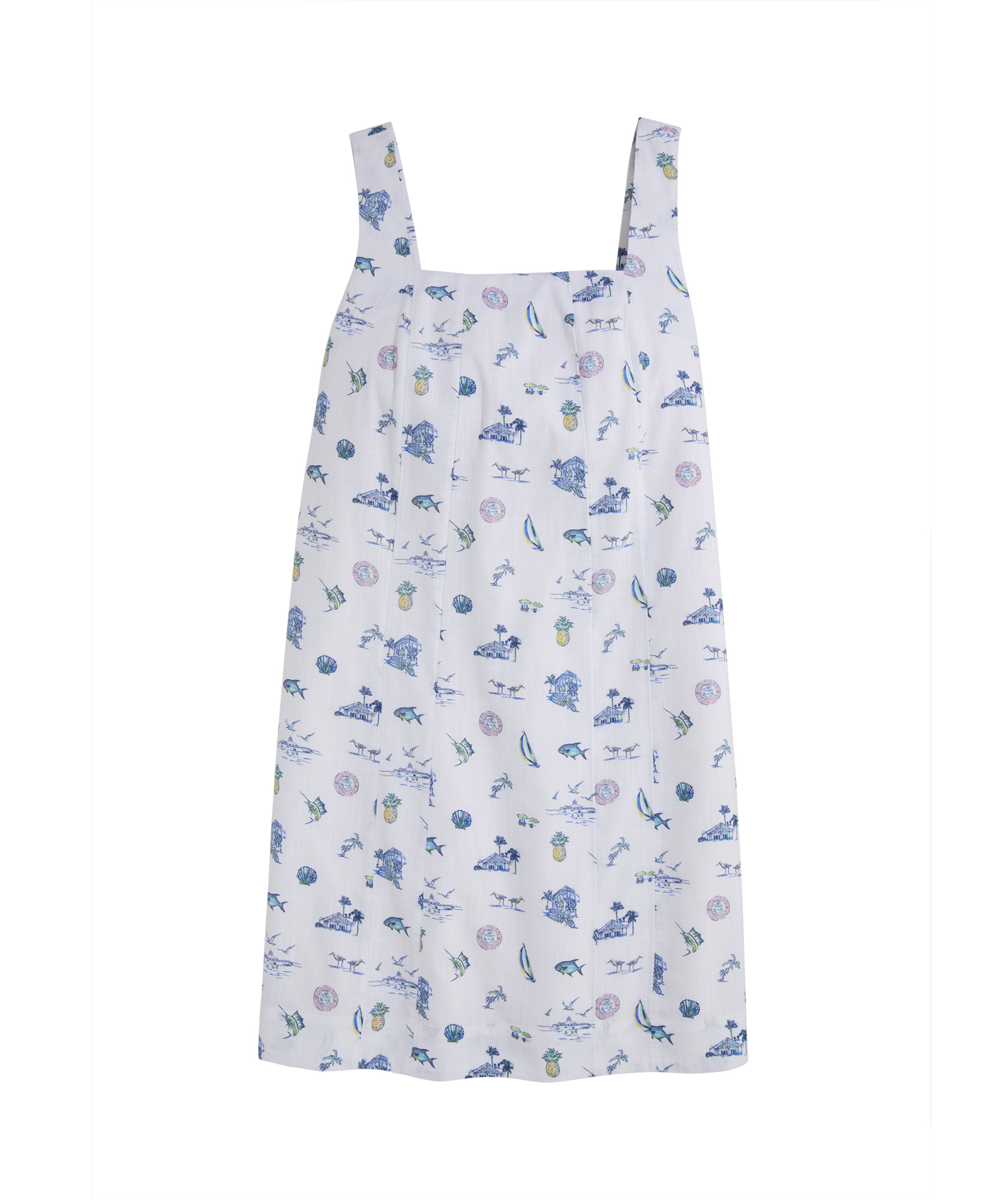 OUTLET Square Neck Shift Dress 