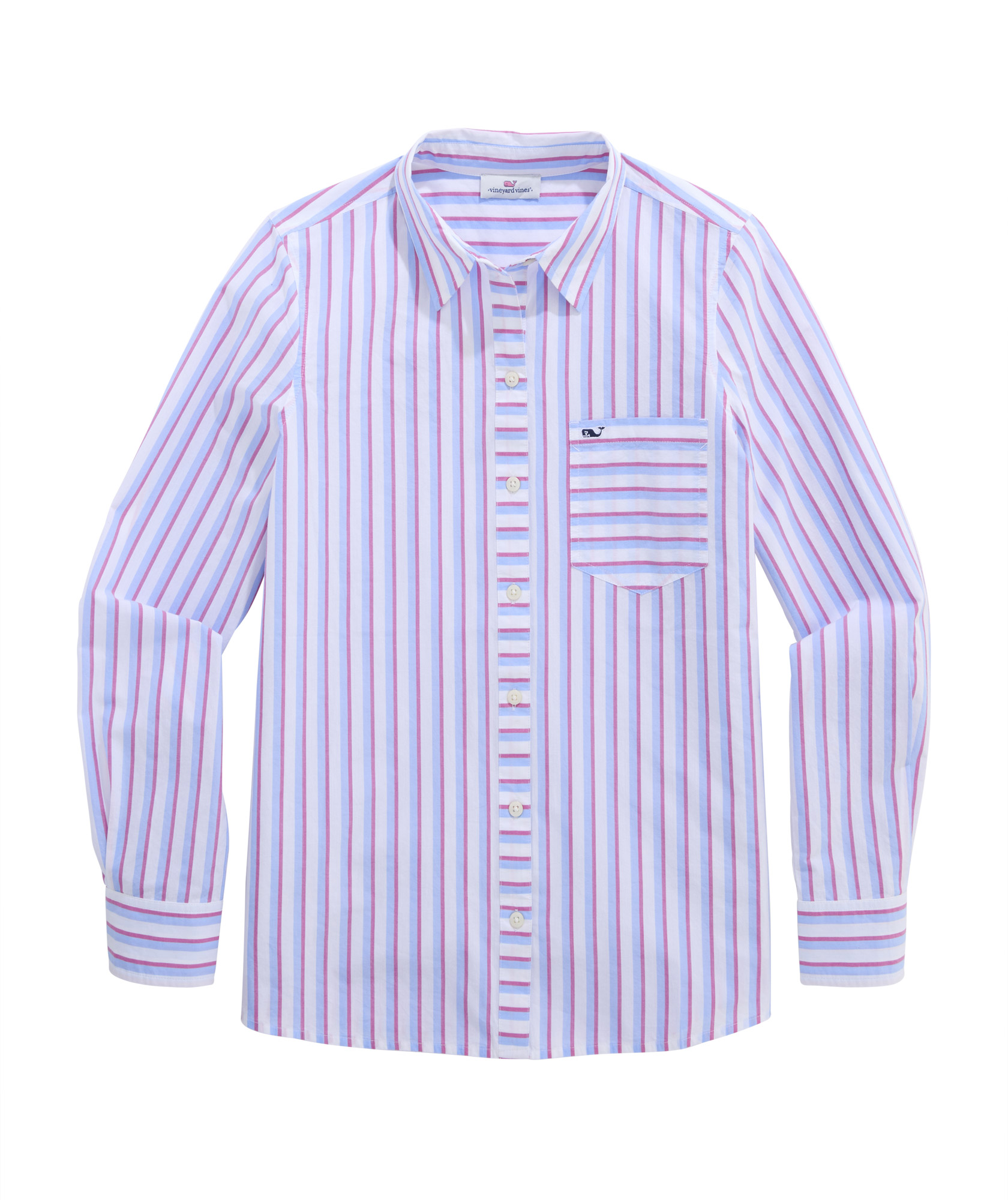 OUTLET Blooming Stripe Relaxed Button-Down