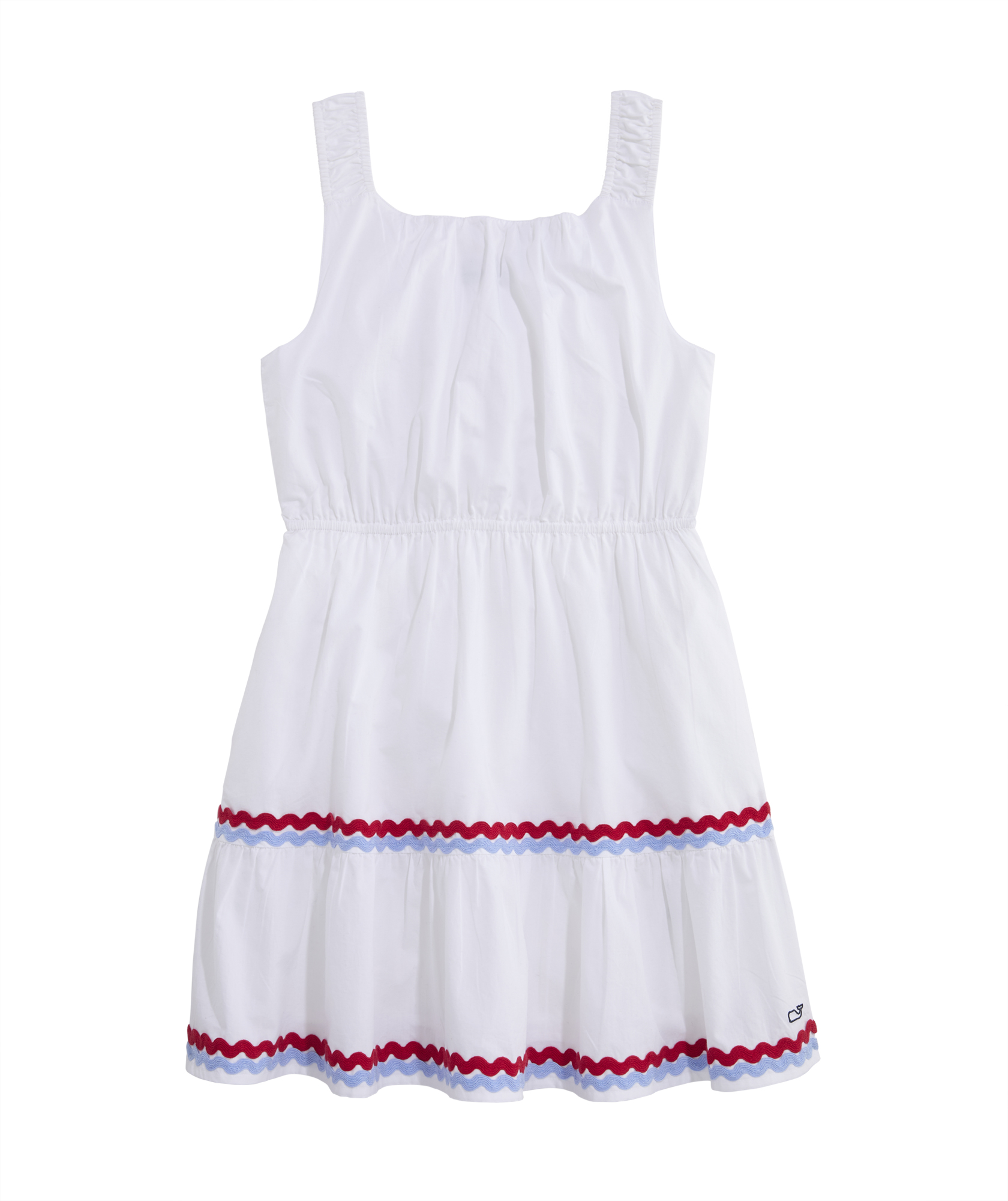 OUTLET Girls' Ric Rac Poplin Flounce Dress
