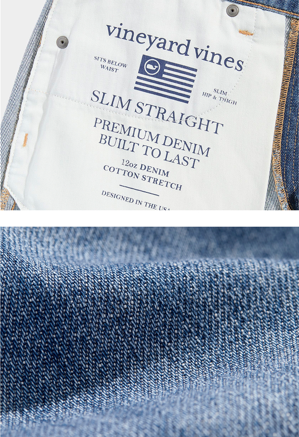 slim straight jeans