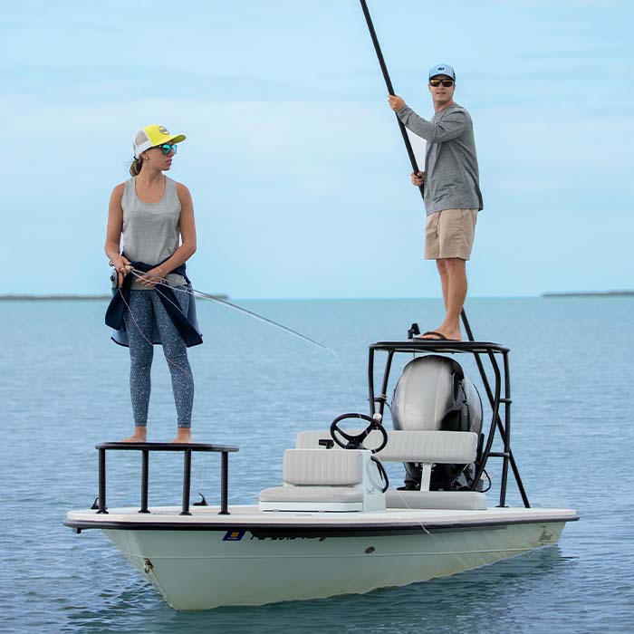 Connor Flamm fishing