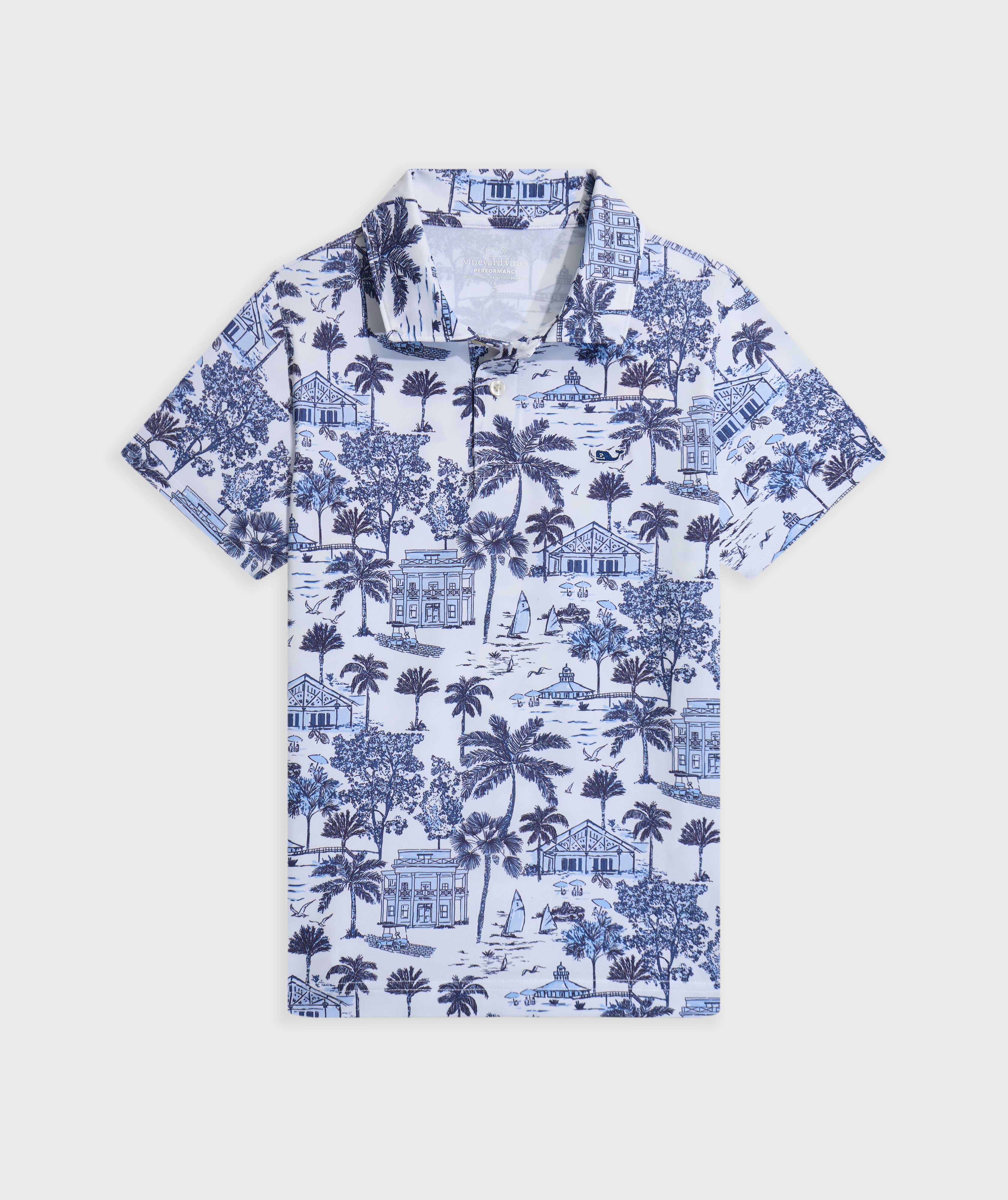  OUTLET Boys' Gasparilla Scene Performance Polo