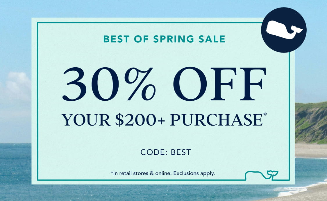 30% off $200 purchase