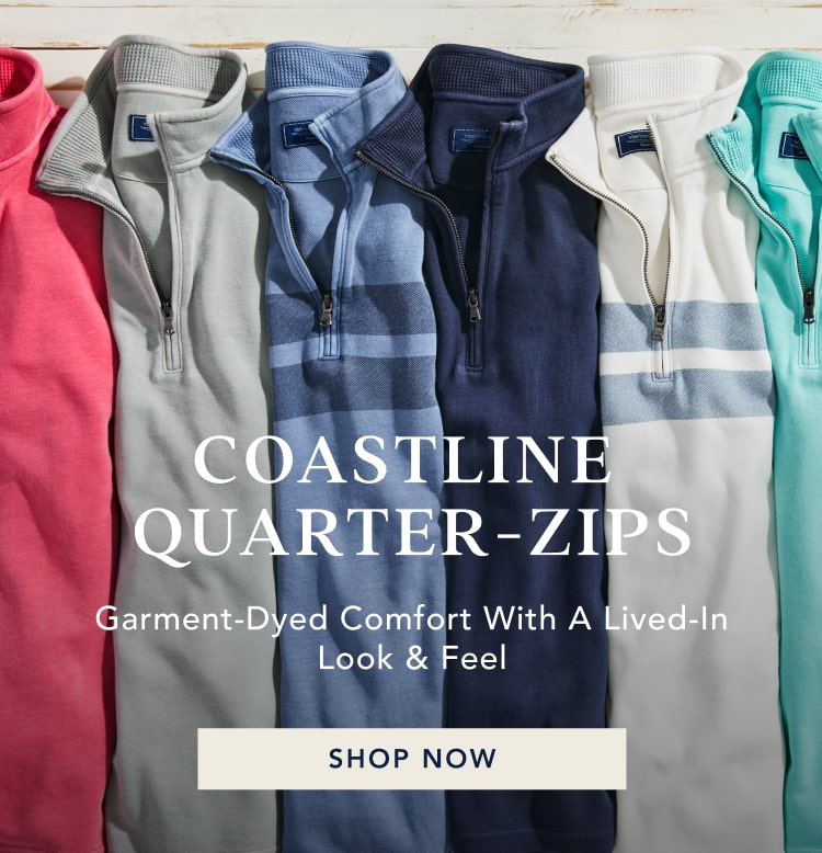 coastline quarterzip
