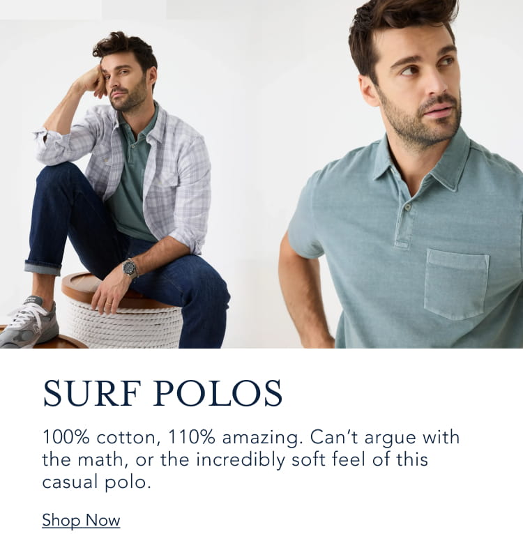 mens surf polos