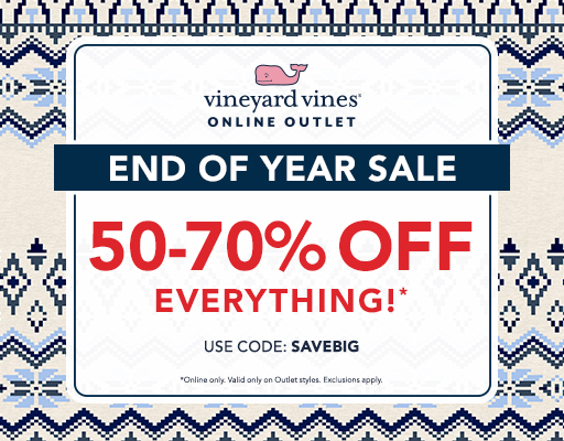 vineyard vines outlet 50-70% off everything promotion